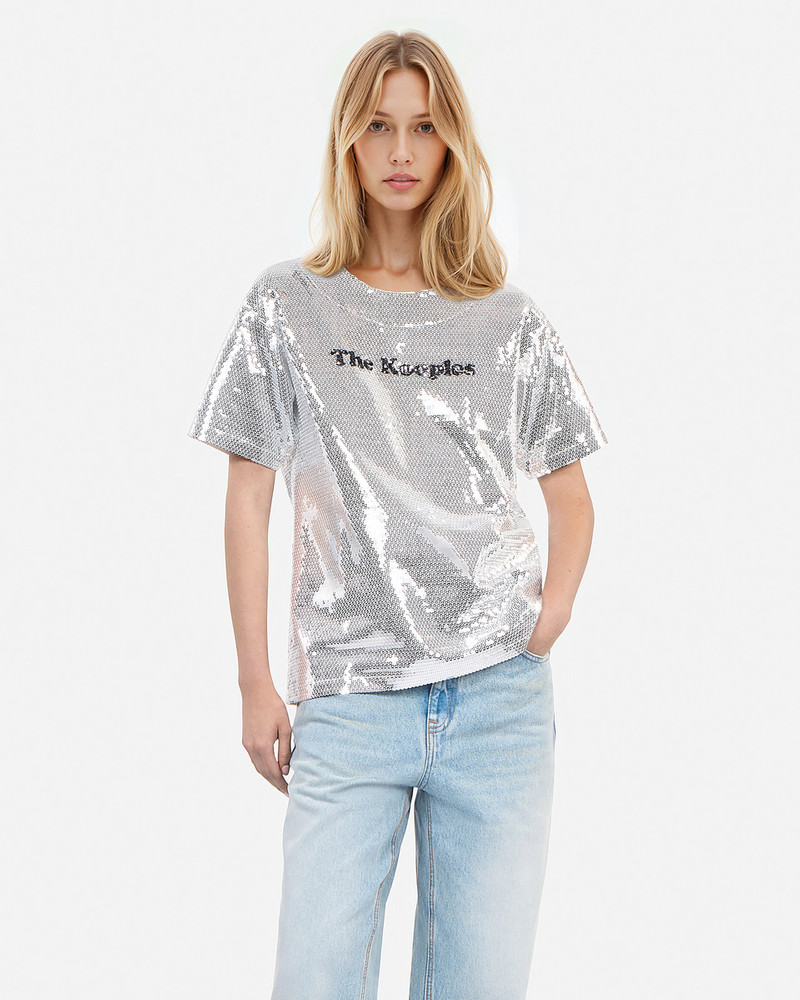 SILVER SEQUINED T-SHIRT 3
