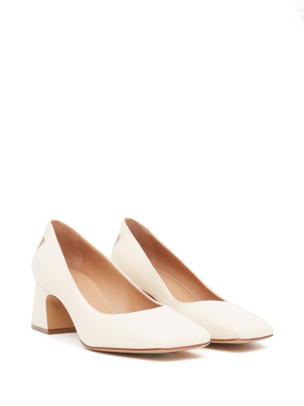 Décortiqué square-toe pumps - 2