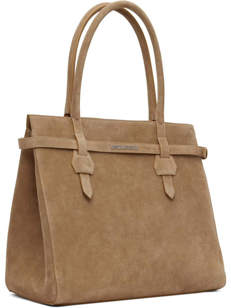 DSQUARED2 Tan Twin Shopping Tote outlook