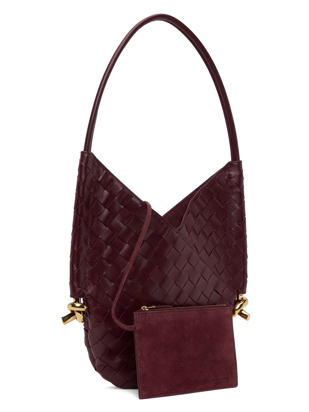 Burgundy Small Solstice Shoulder Bag - 2