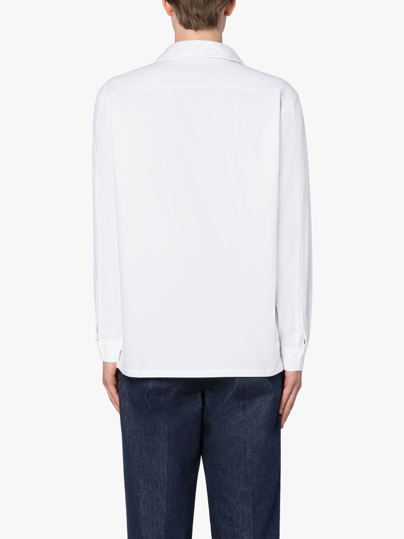 MILITARY WHITE COTTON SHIRT 4