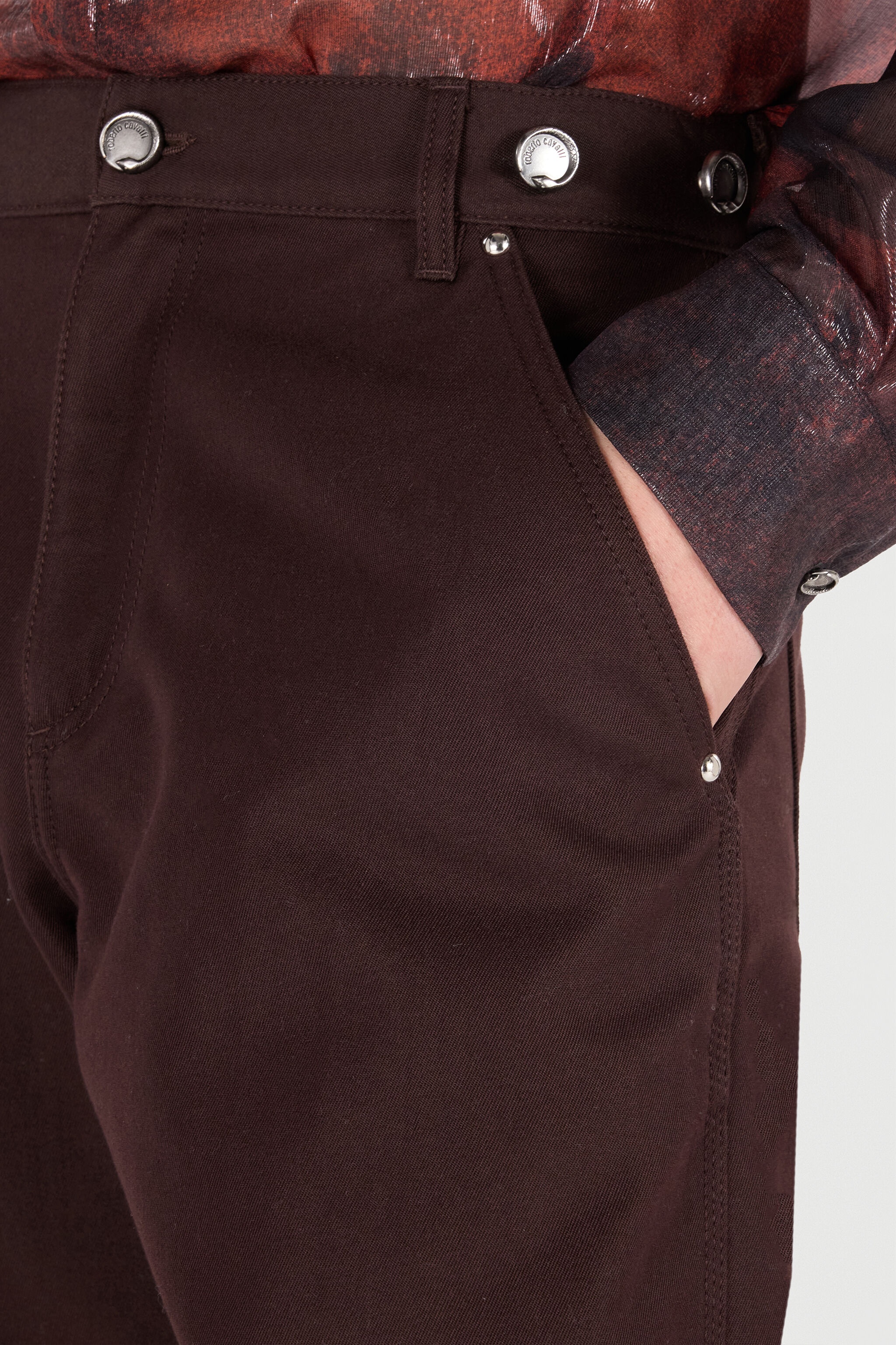 Cotton-Blend Pants - 6
