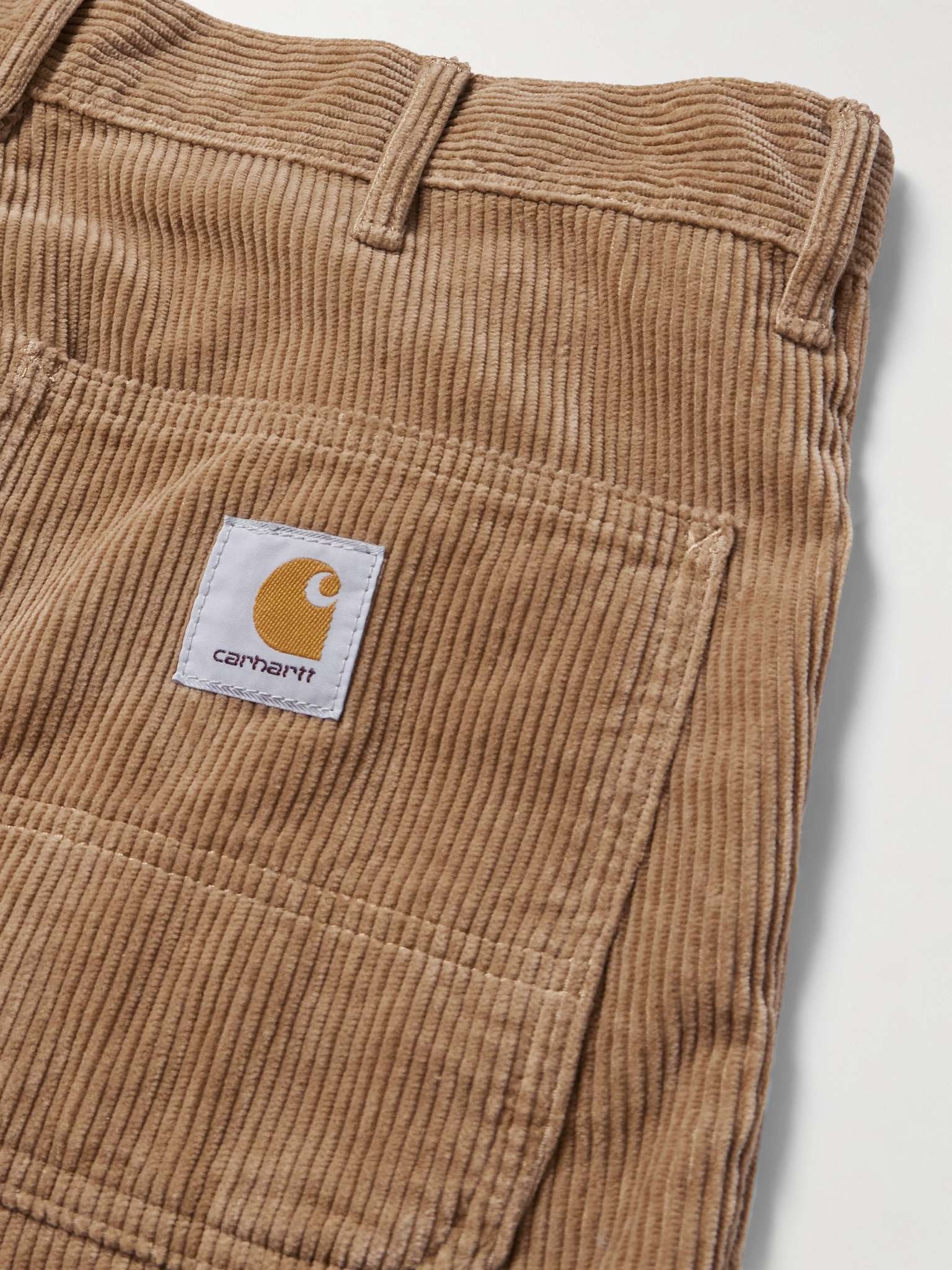 Single Knee Straight-Leg Cotton-Corduroy Trousers - 5