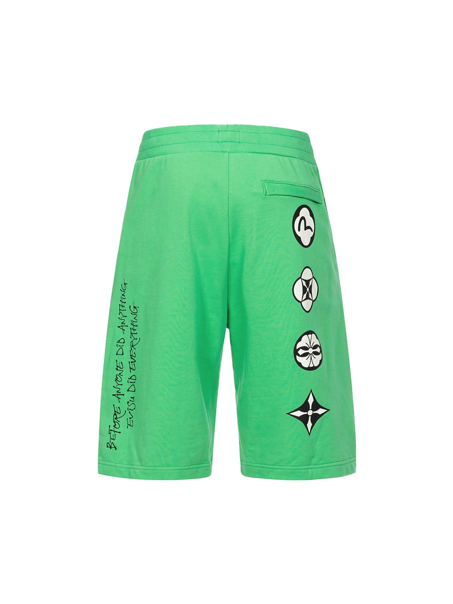 KAMON PRINT REGULAR FIT SWEAT SHORTS - 12