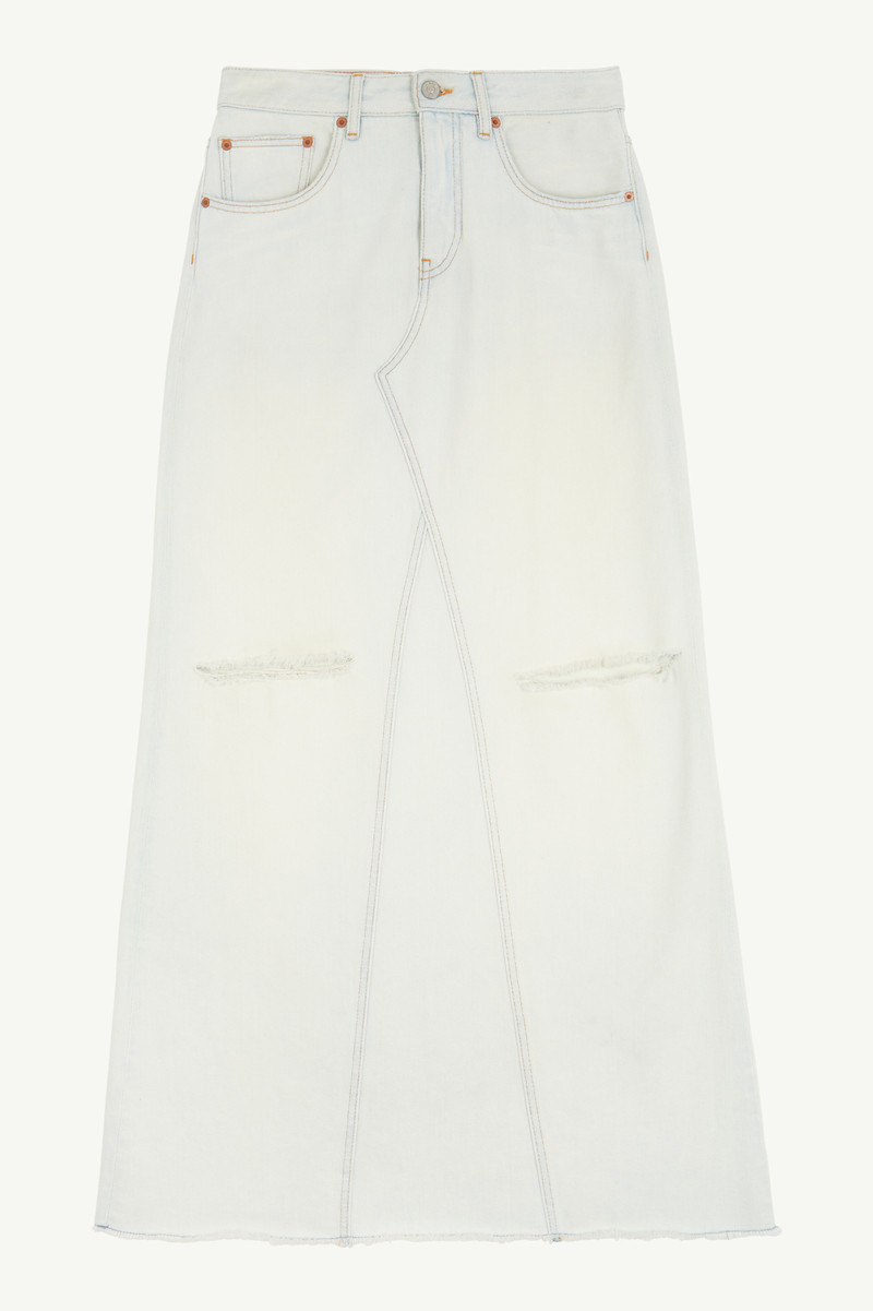 Denim Maxi Skirt 1