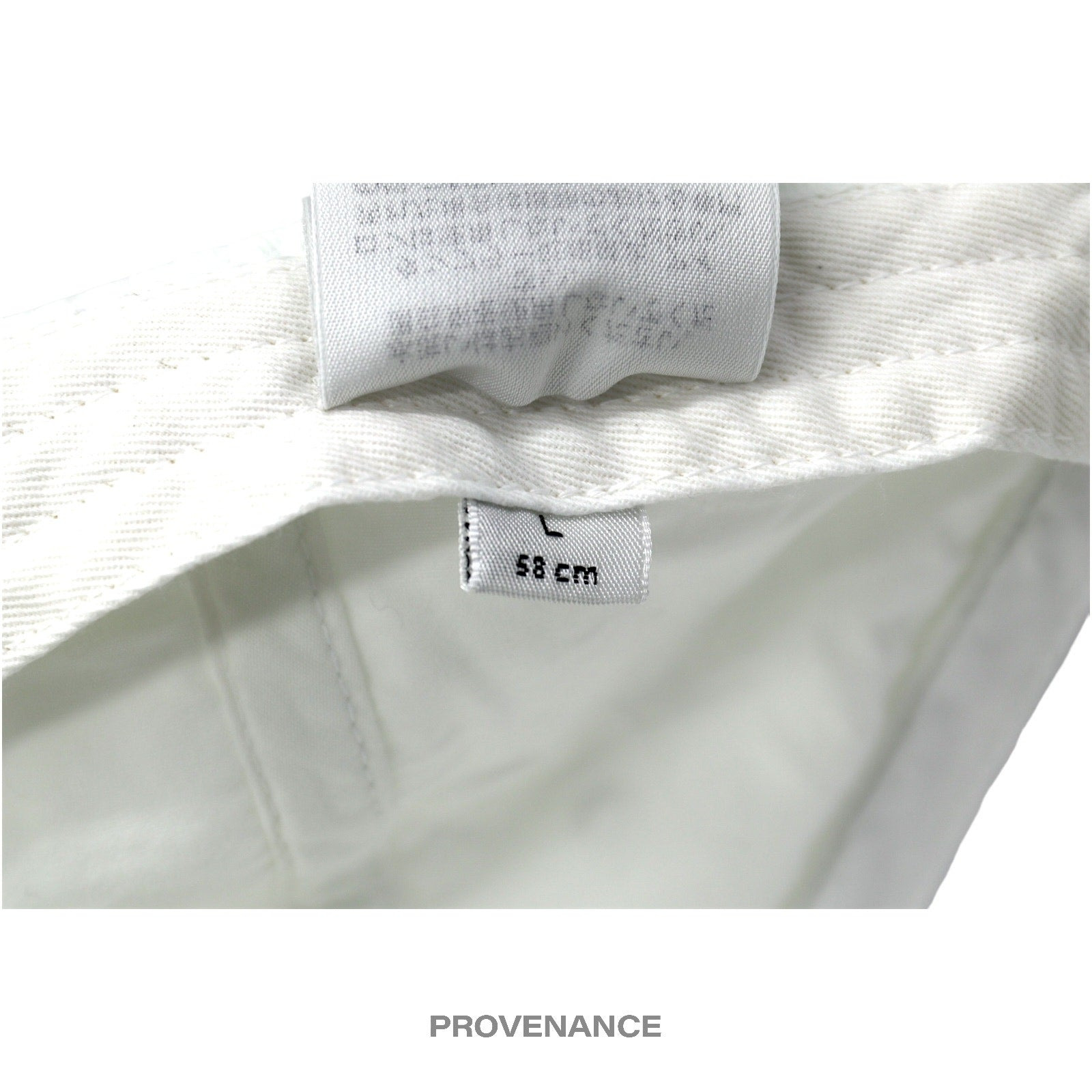 Balenciaga Embroidered Logo Cap Hat - White - 10