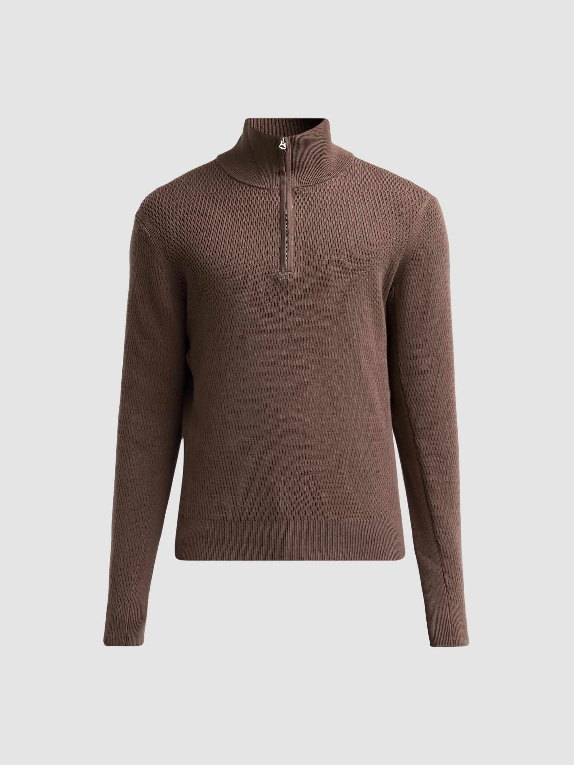 Men's Danton Waffle-Knit Sweater - Stonewall - 1