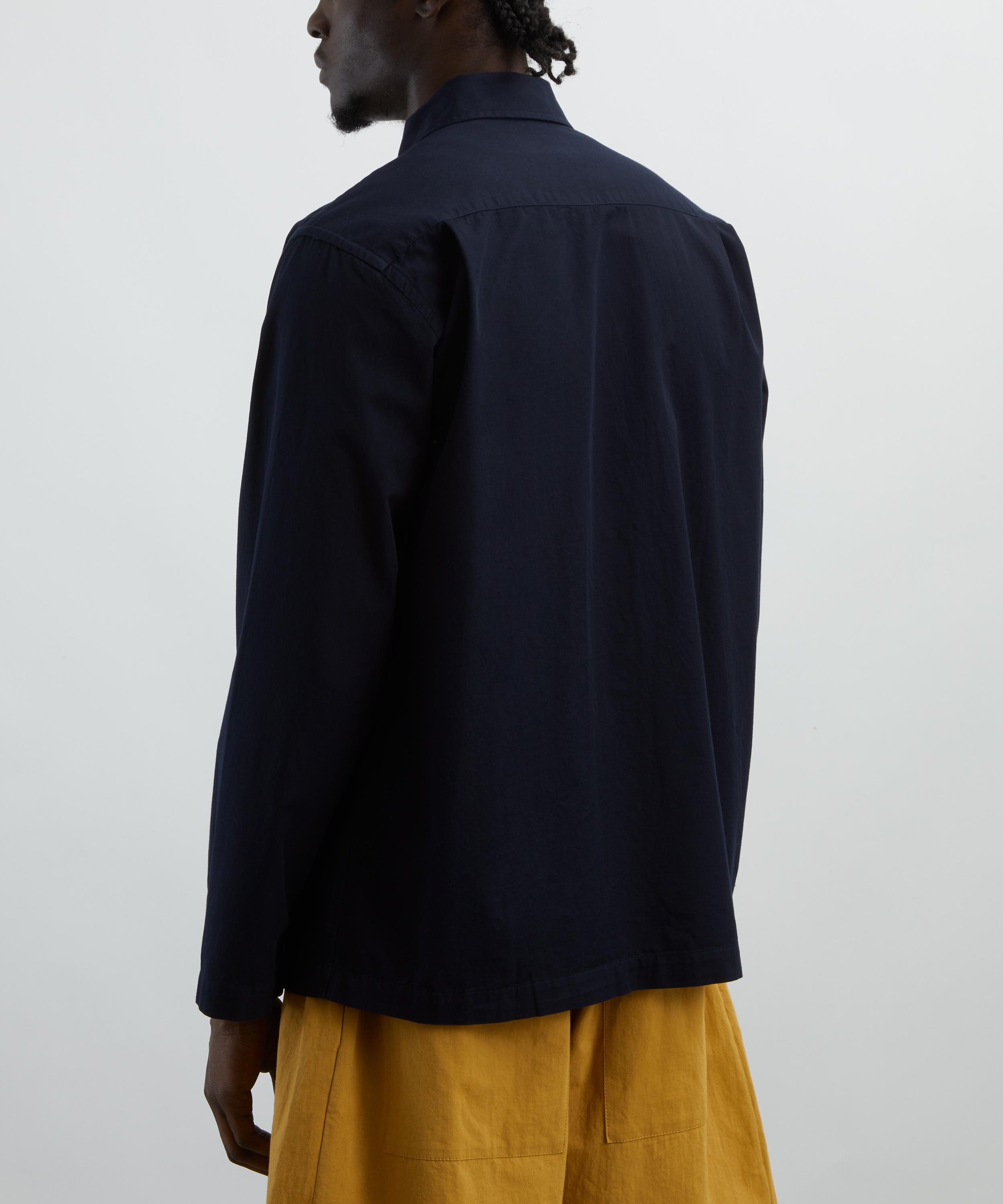 Navy Military Cotton Dockside Jacket - 4