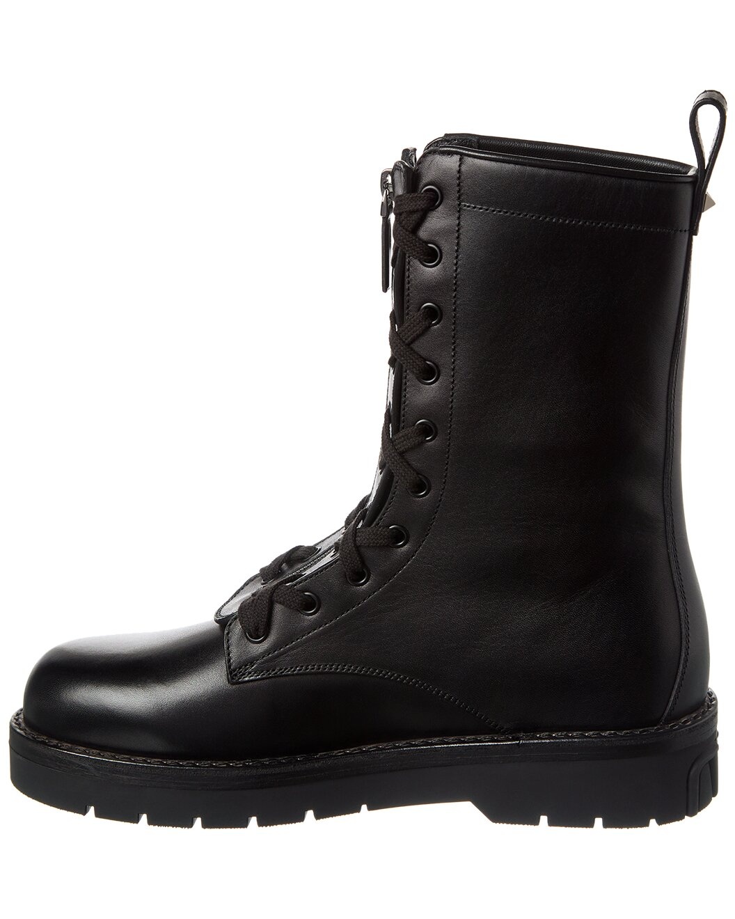Valentino Rockstud Leather Combat Boot - 2