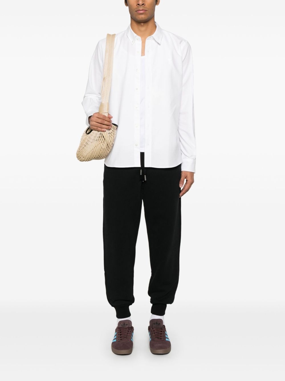 Ami de Coeur-motif track pants - 3