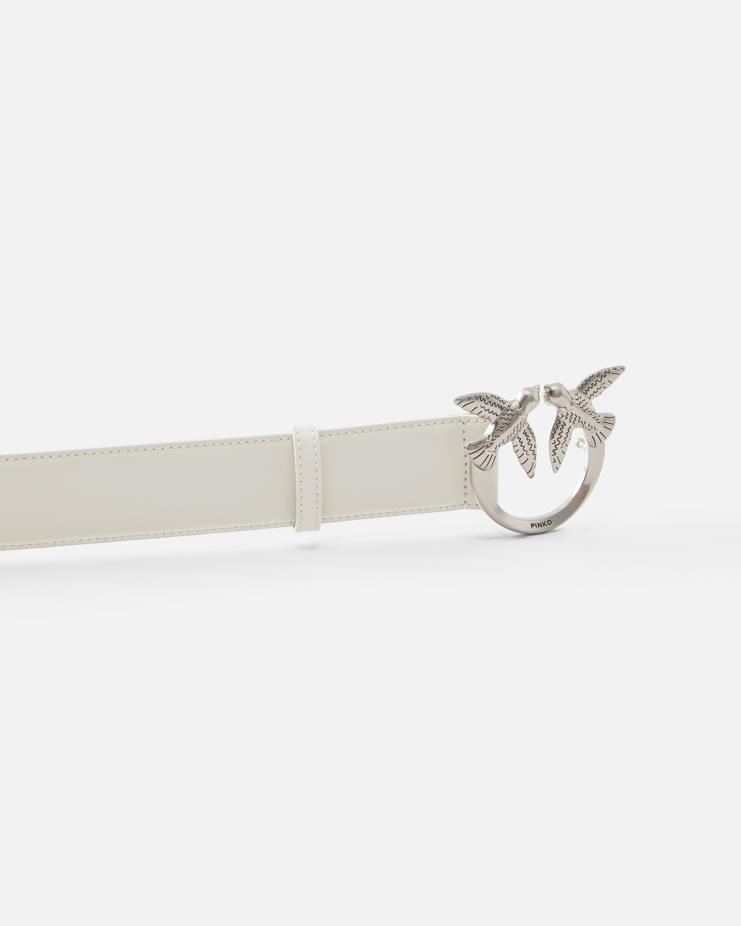 LOVE BIRDS HIGH LEATHER BELT 4CM - 5