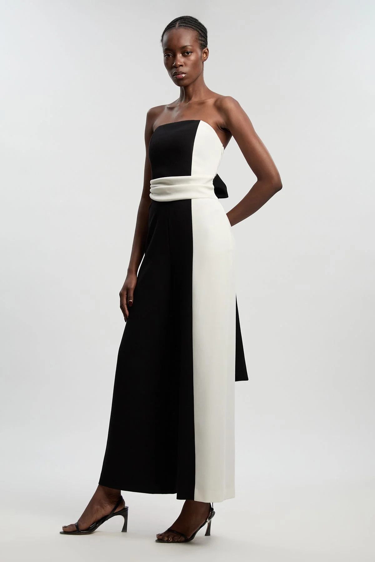 Soft Tailored Bandeau Jumpsuit - 1