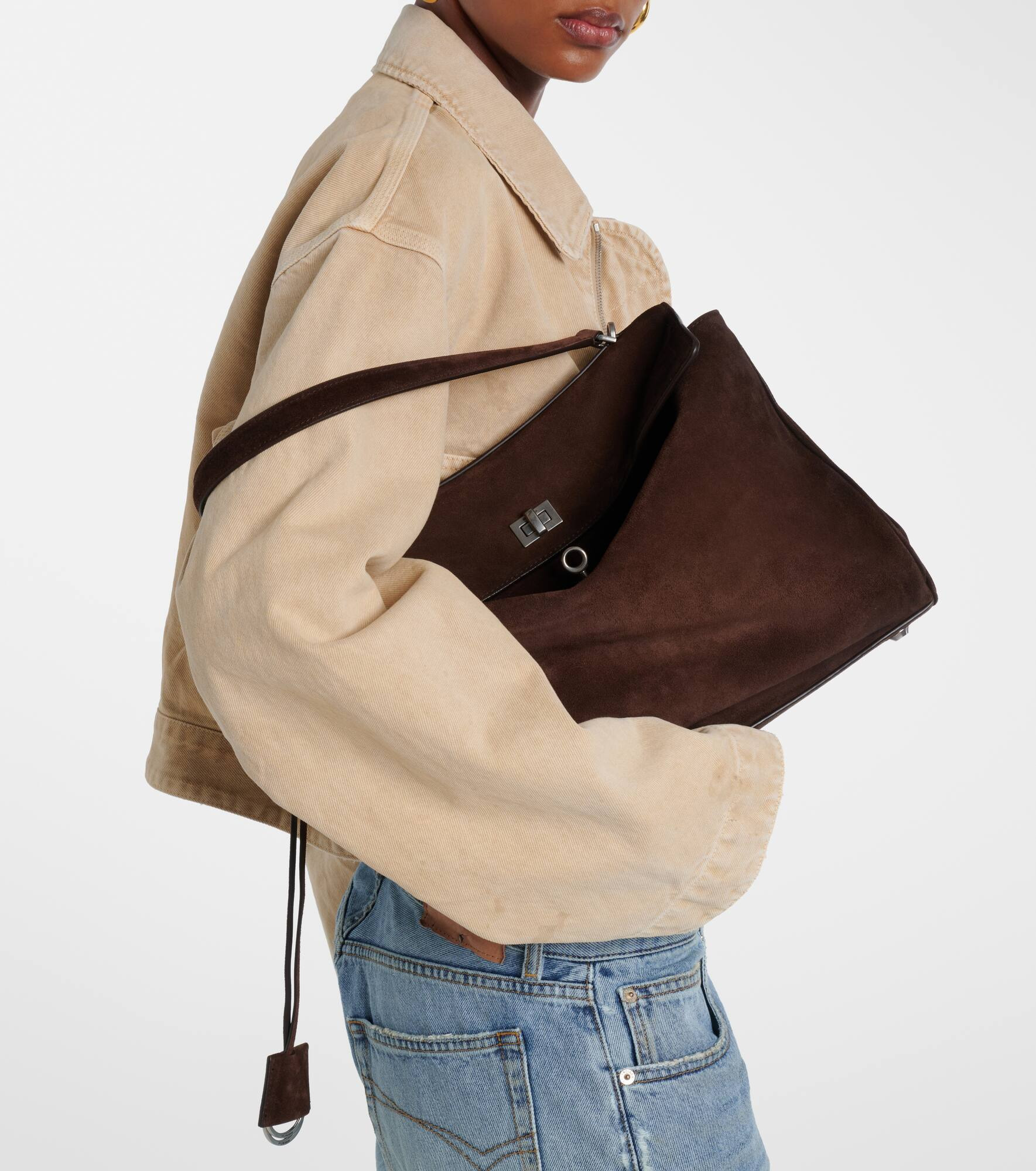 Rodeo Medium suede tote bag - 2