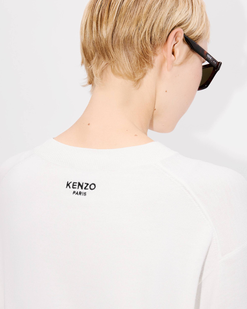 'KENZO Pop' embroidered jumper in merino wool 7