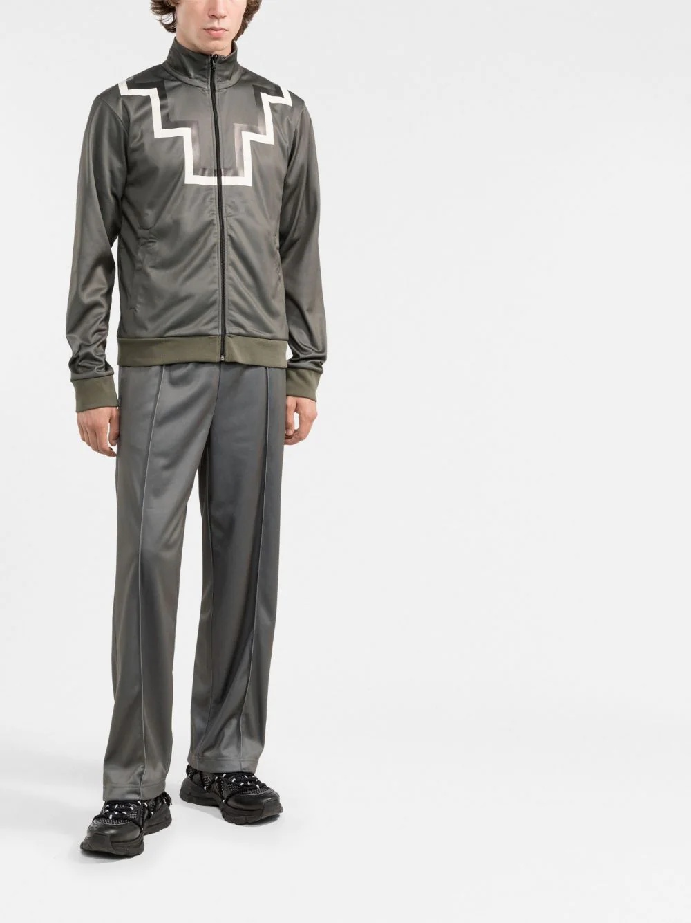 cross slim track jacket - 2