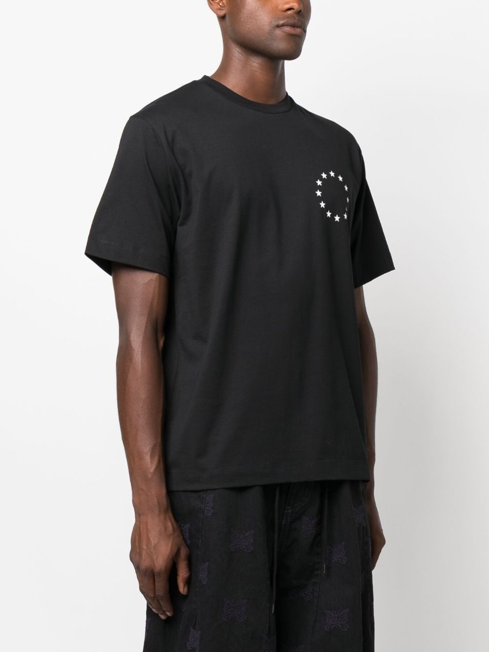 star-print cotton T-shirt - 3