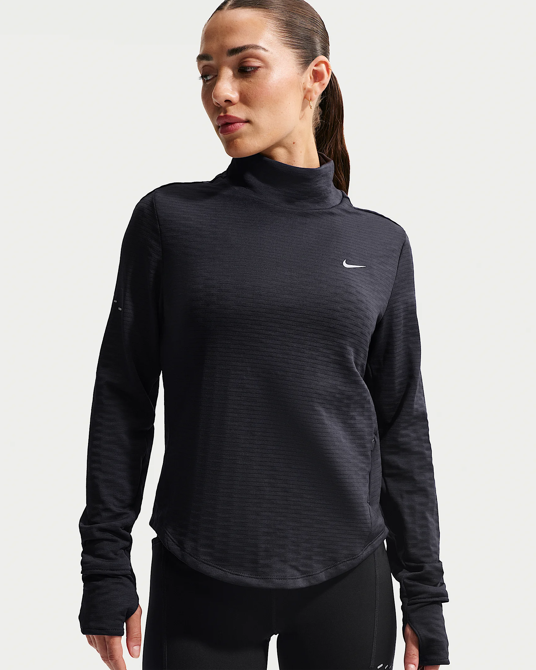 Nike Swift Women's Therma-FIT Turtle-Neck Running Top - 1
