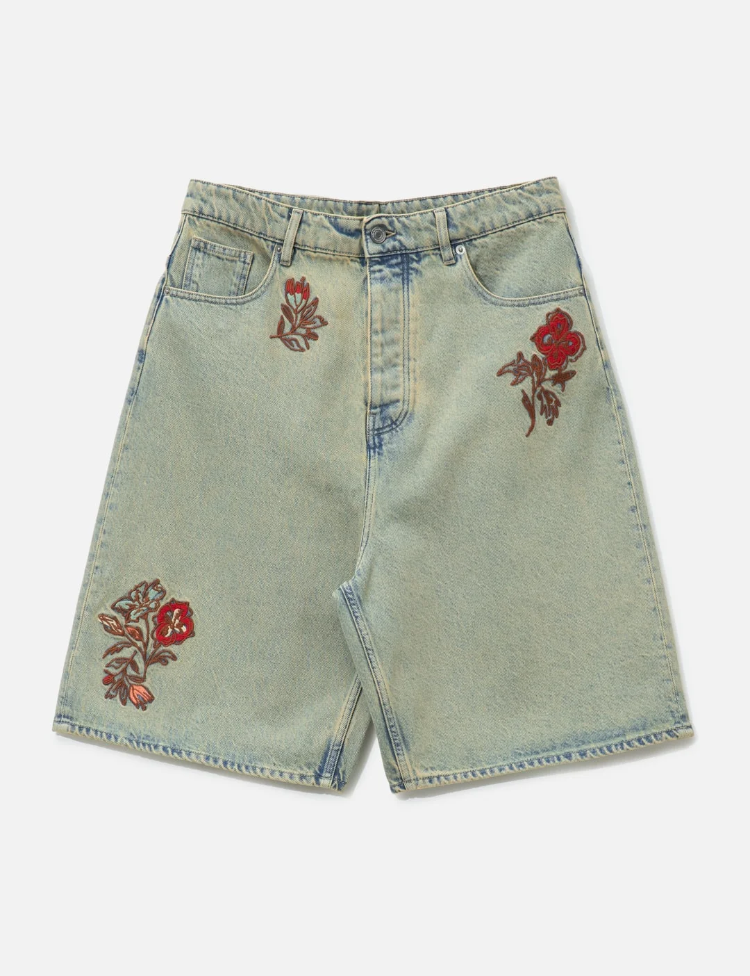 SHORT JEAN DUSTY BRODÉ FLEURS - 1