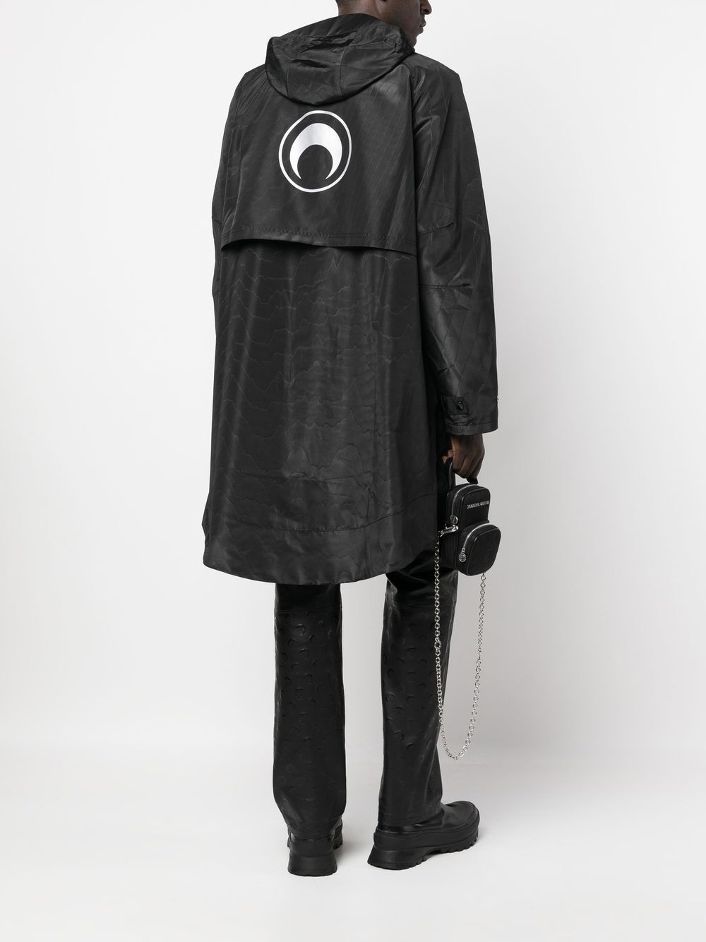hooded logo-print windbreaker - 3