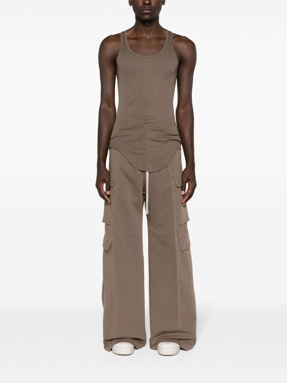longline cotton tank top - 2