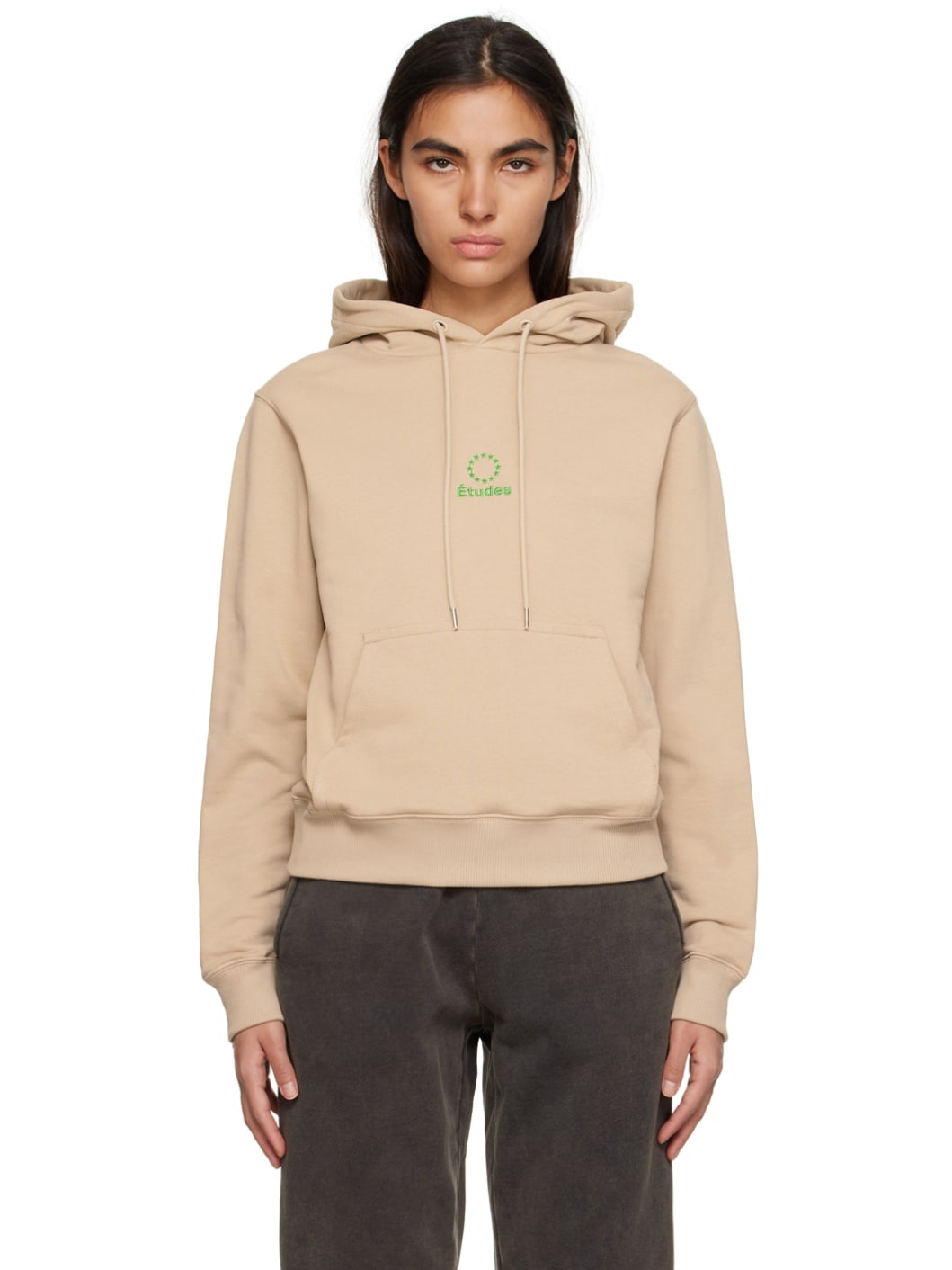Beige Klein Hoodie - 1