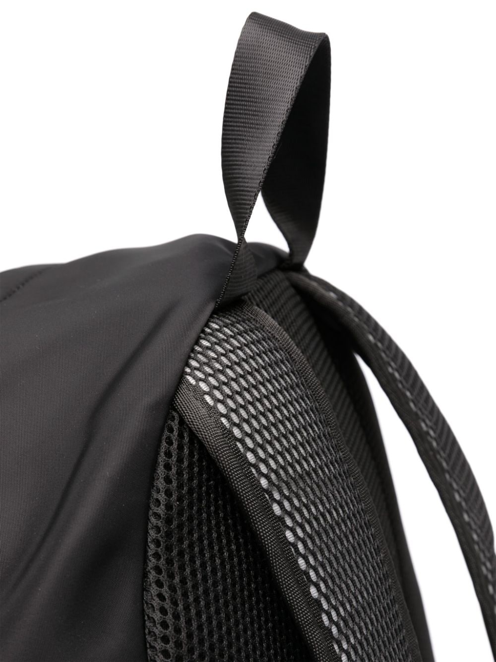 iridescent logo-print zip-up backpack - 4