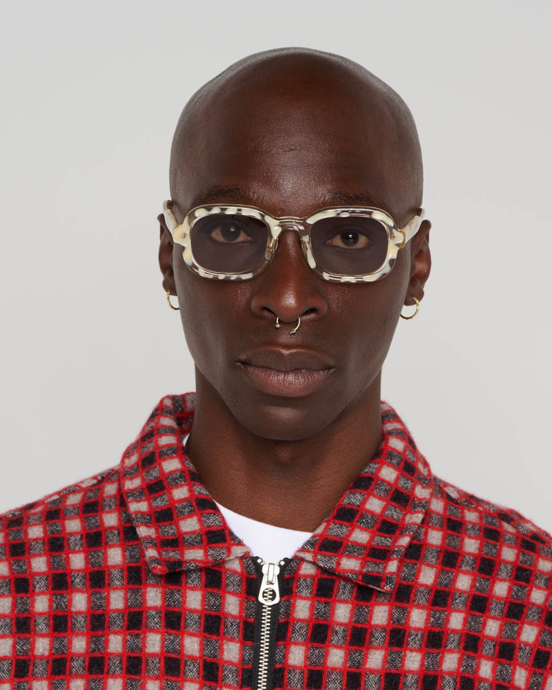 Newman Post Modern Primitive Eye Protection - Milk Tortoise 5