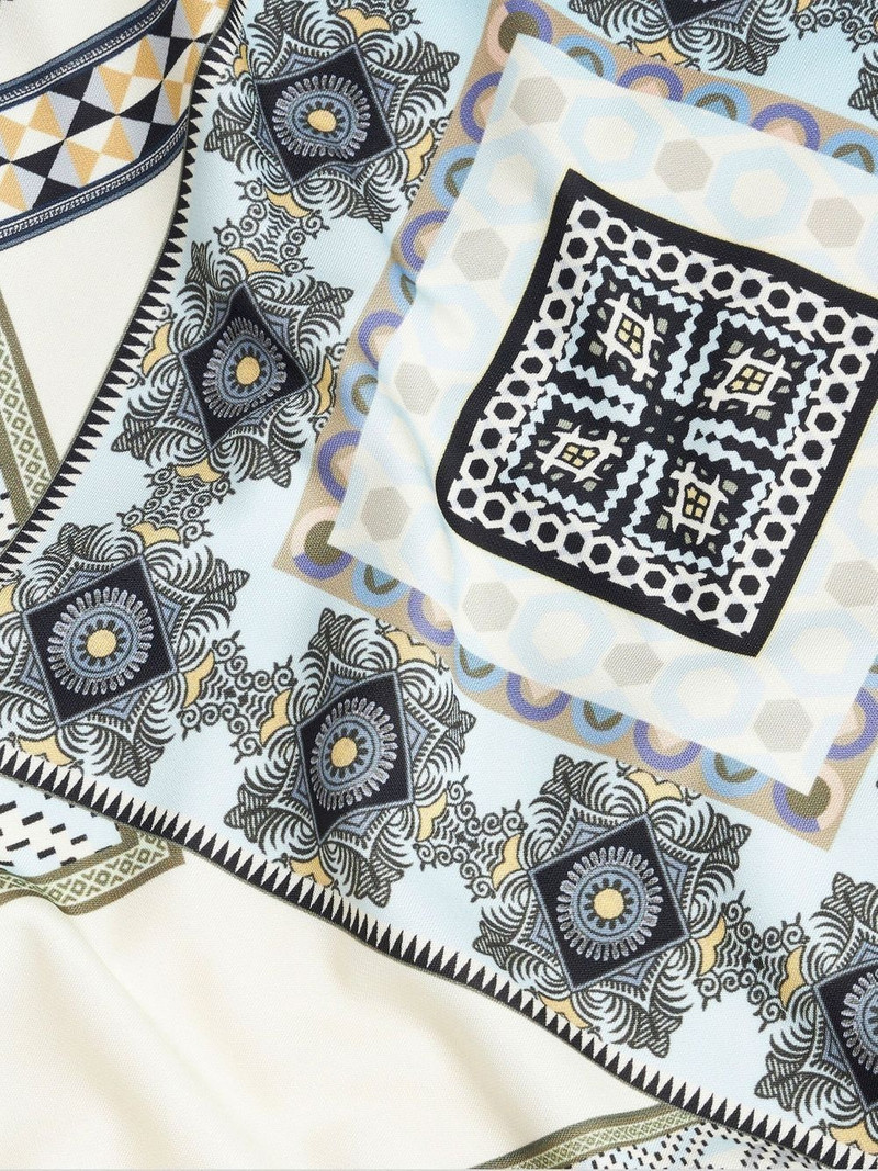 patchwork-print shift dress 6