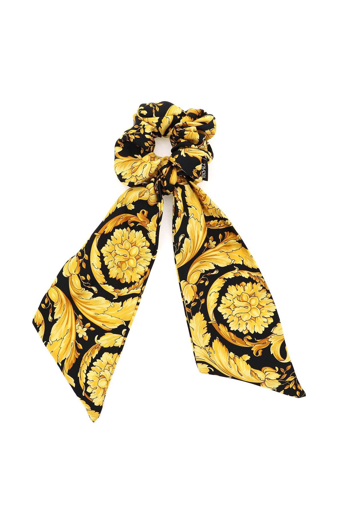 BAROCCO PRINT SILK SCRUNCHIE - 2