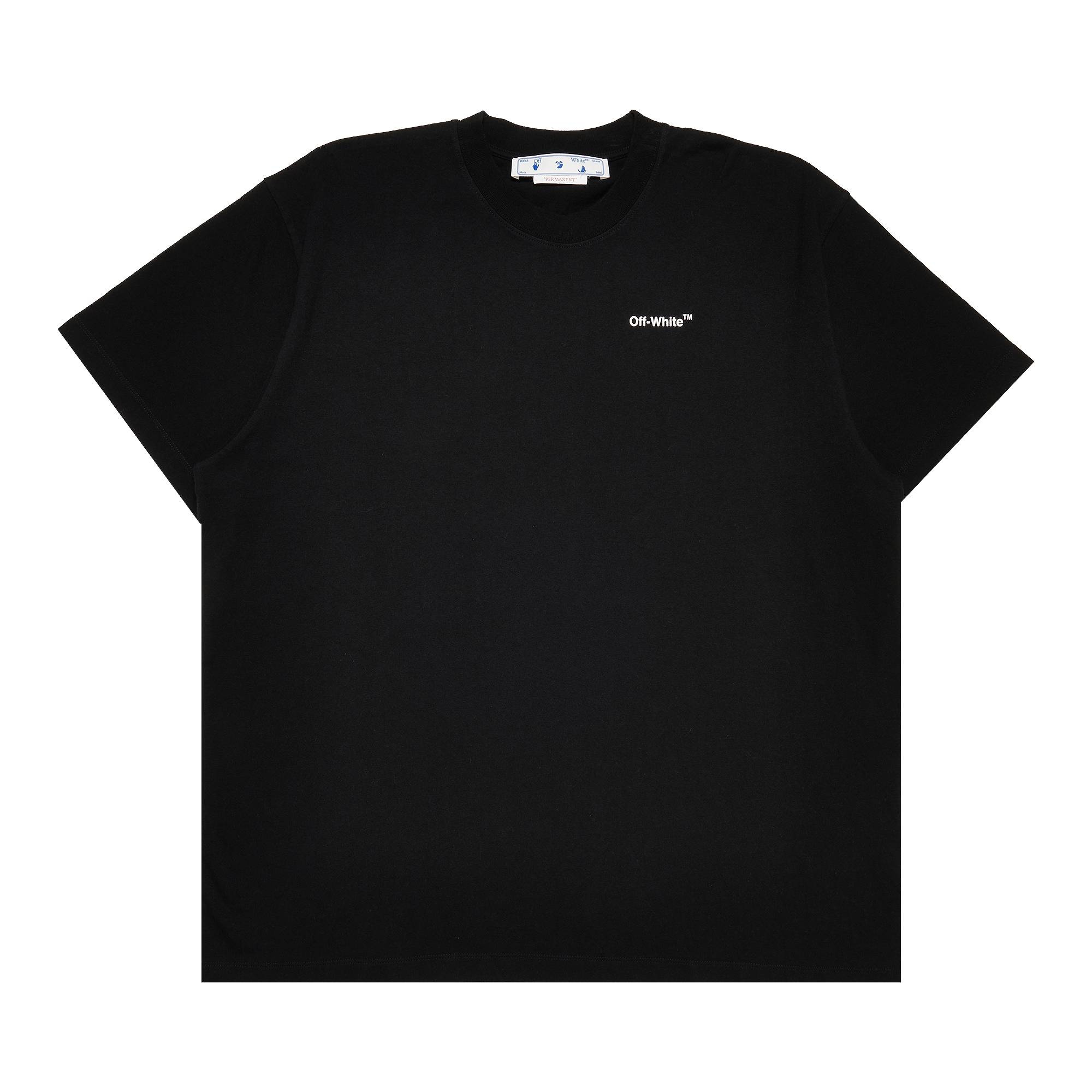 Off-White Caravag Arrow Over Short-Sleeve Tee 'Black' - 1