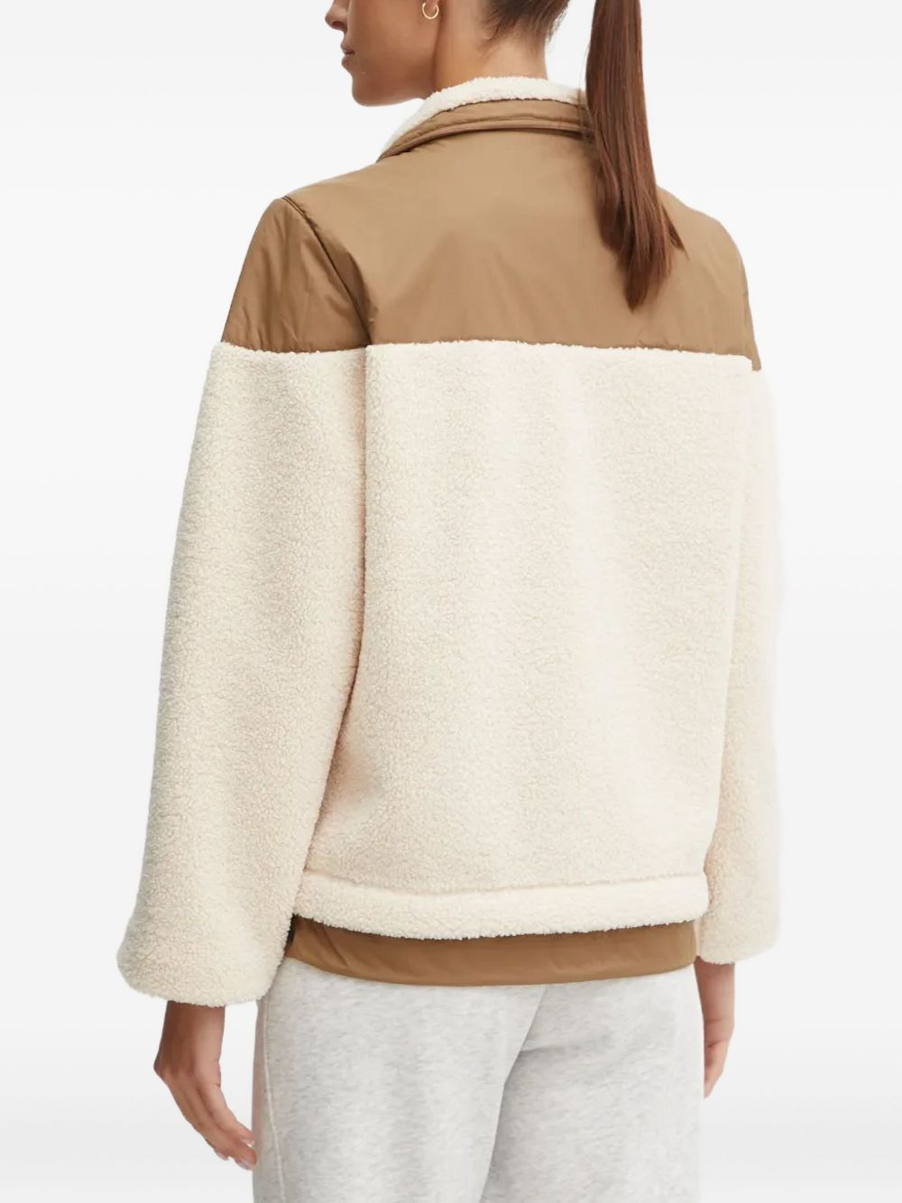 zipped fleece jacket - 3