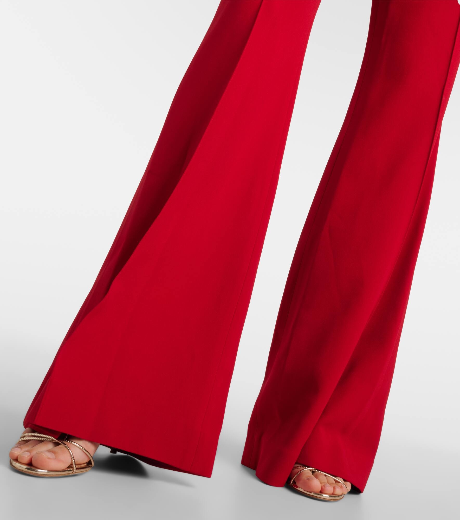 Gathered embellished cady jumpsuit - 5