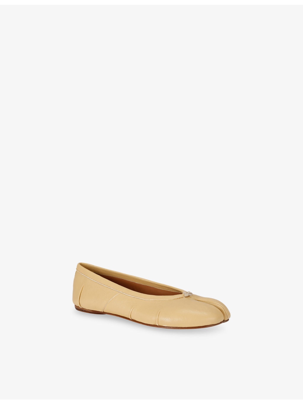 Tabi Split-Toe Leather Ballet Flats - 3