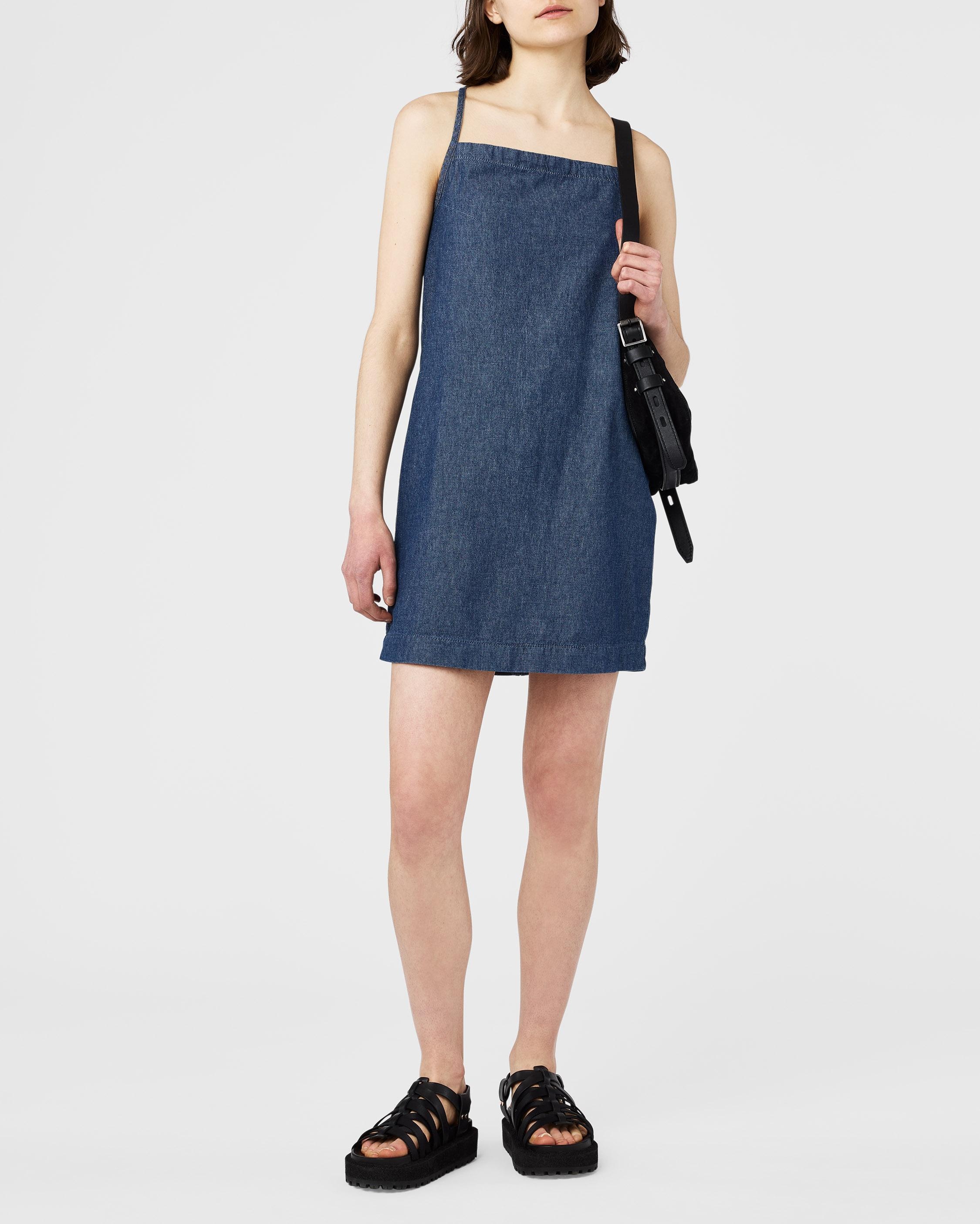 Denim Tie Dress
Mini Dress - 1