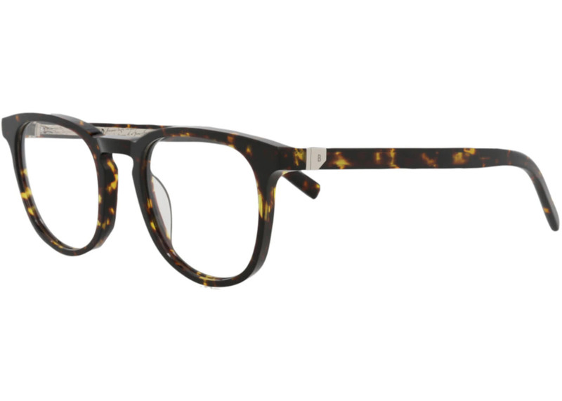 Berluti Berluti Round-Frame Acetate Optical Frames Havana Havana Transparent (BL50002I-51-052) outlook