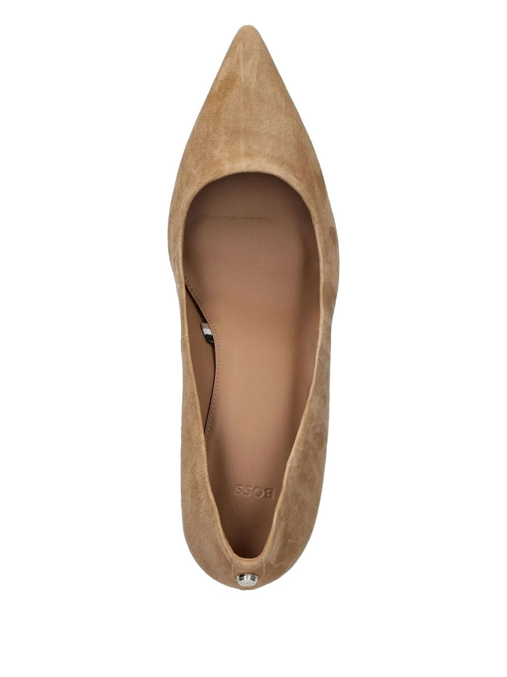 pointed-toe block-heel heeled pumps - 3