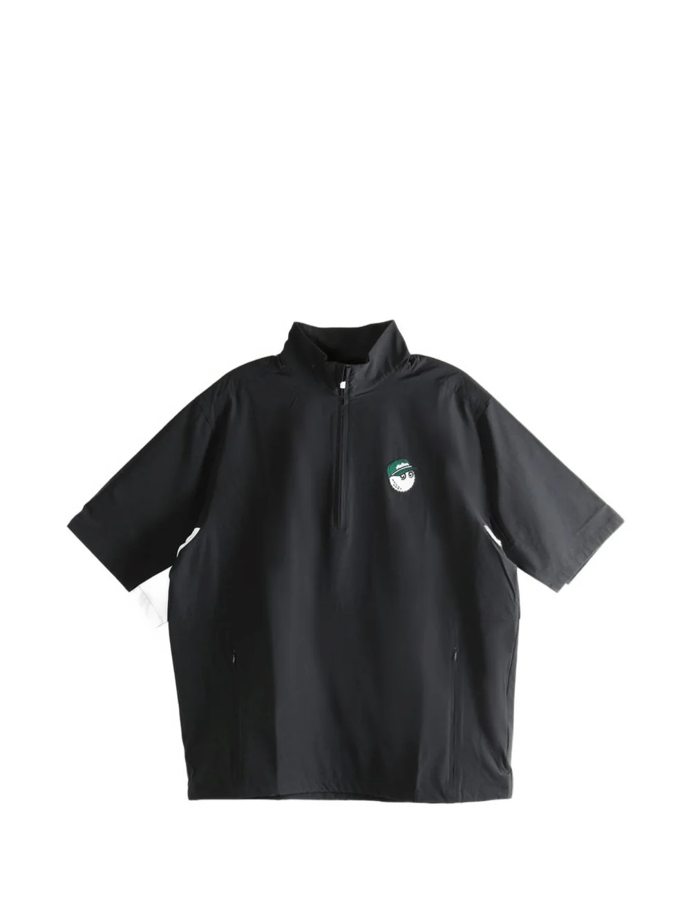 zip embroidered T-shirt - 1