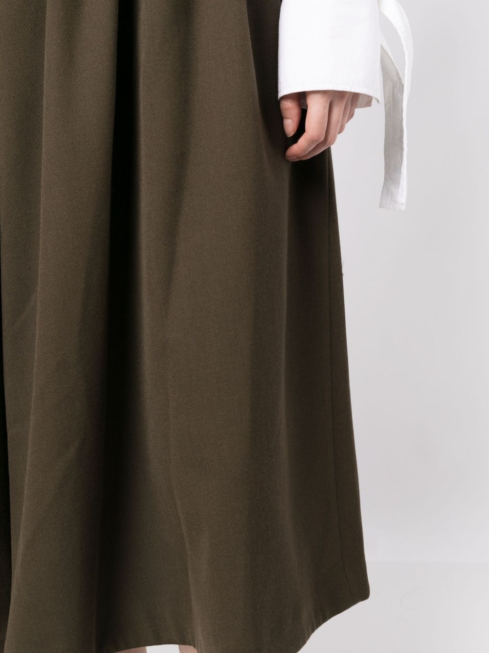dungarees-style asymmetric midi dress - 5