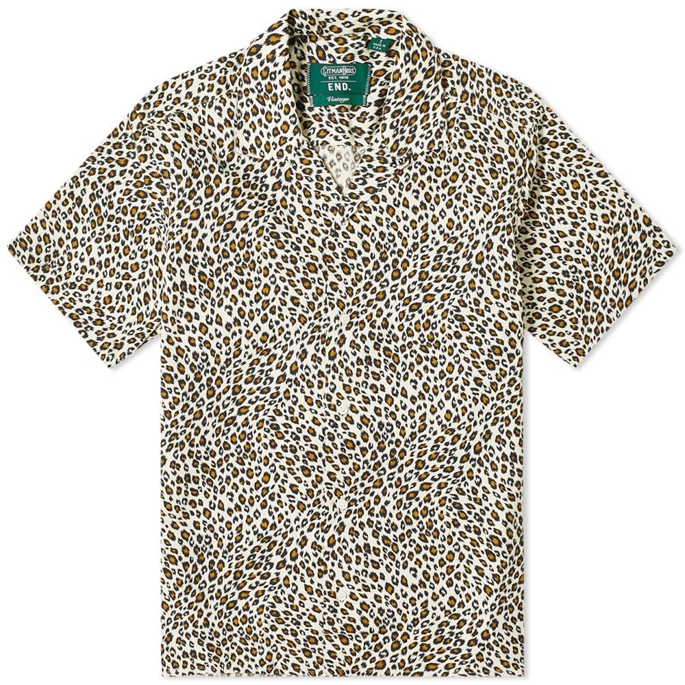 END. x Gitman Vintage Short Sleeve Camp Collar Shirt - 1