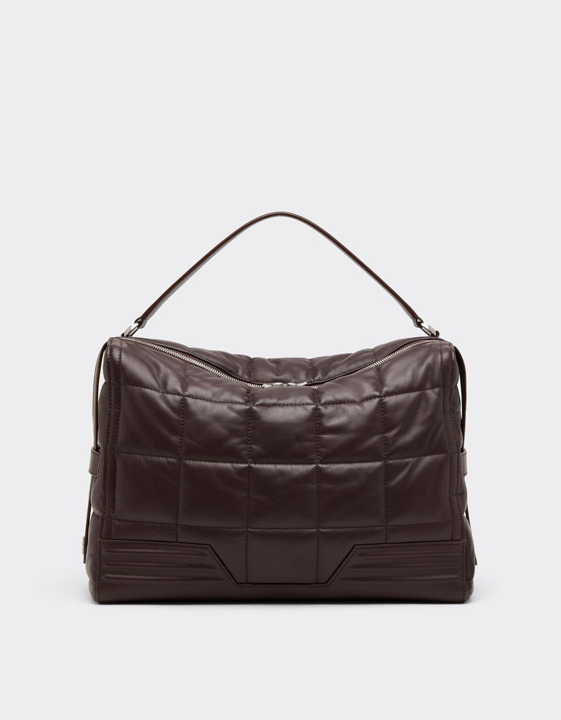 Ferrari GT Soft shoulder bag in quilted leather 1