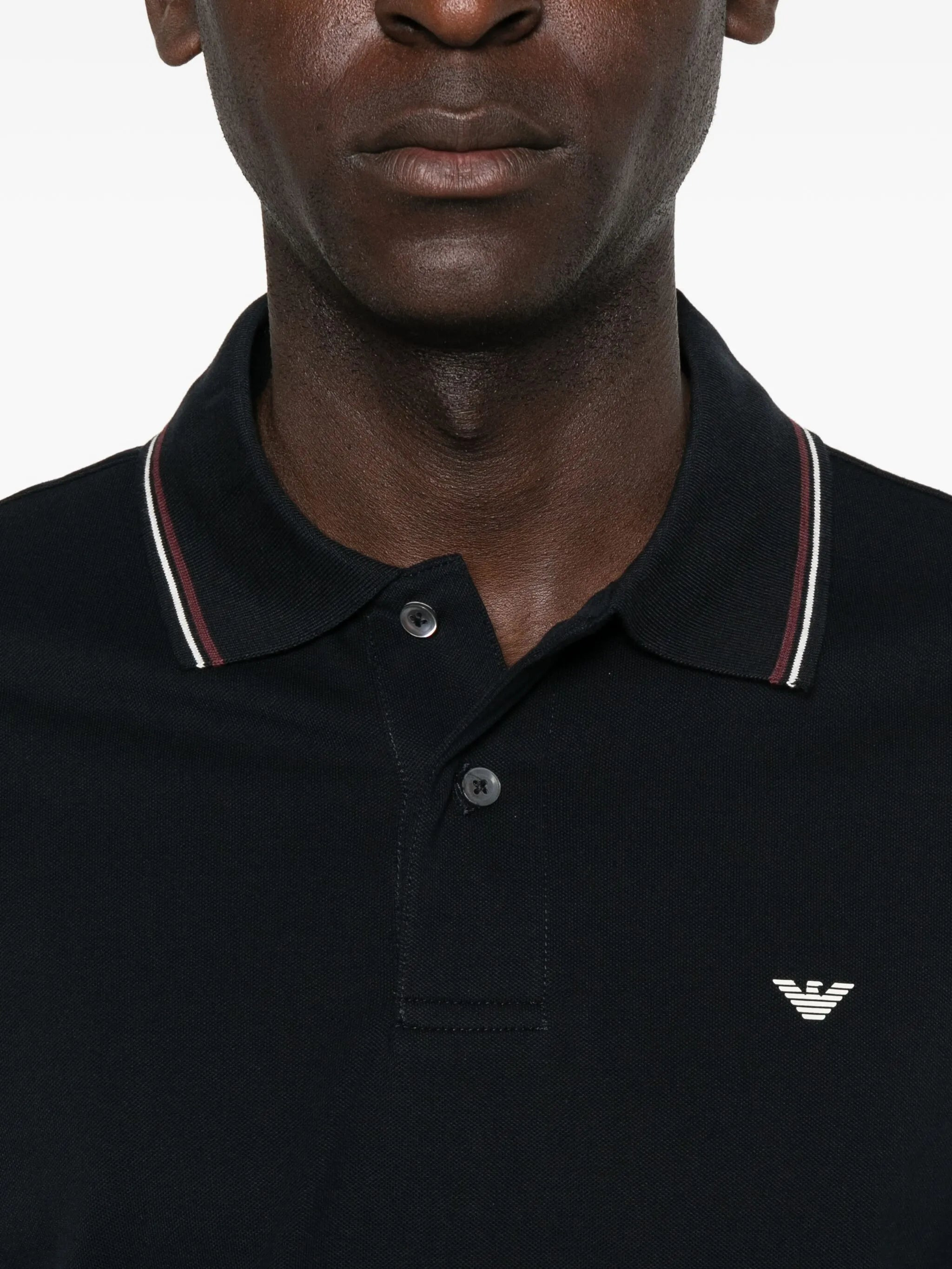 Emporio Armani Tipped-collar Polo Shirt - 4