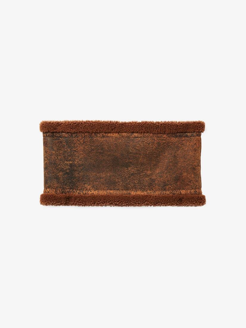 Shearling Snood Scarf - 1