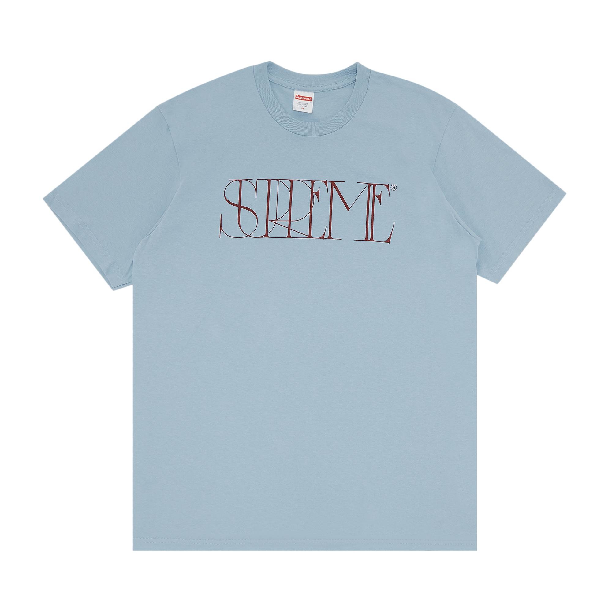 Supreme Trademark Tee 'Dusty Blue' - 1