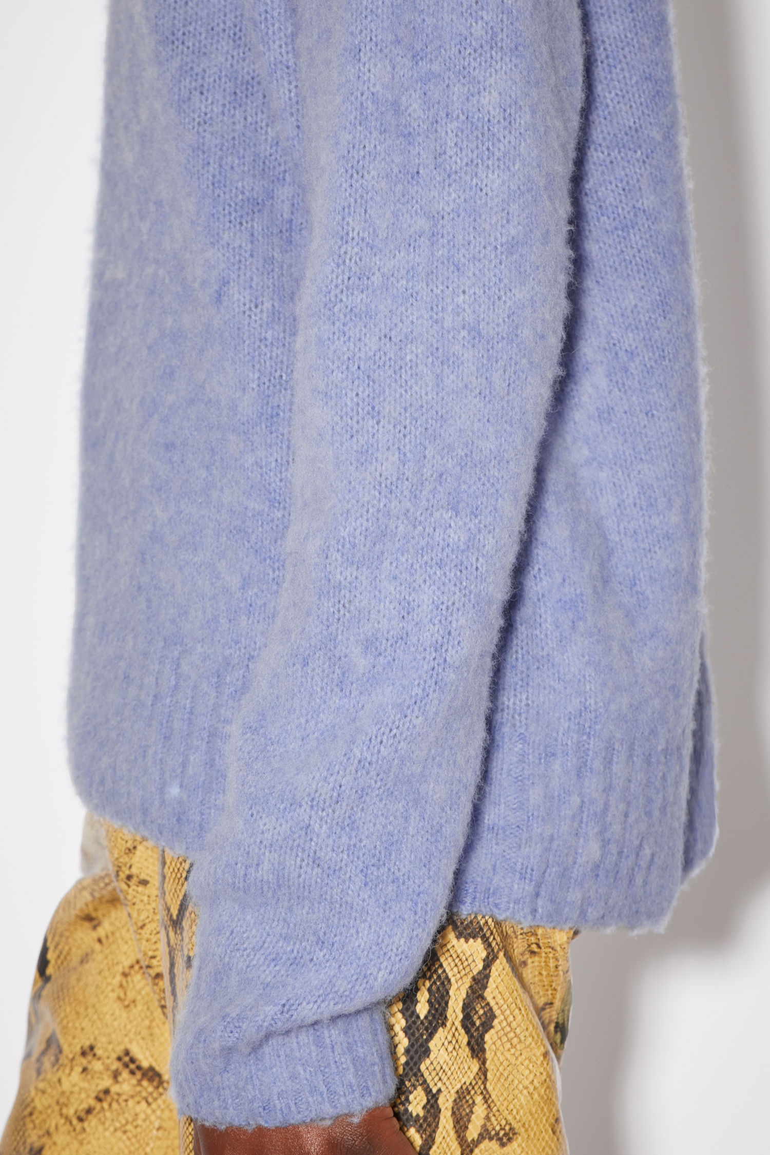 Brushed wool sweater - Cornflower blue - 5