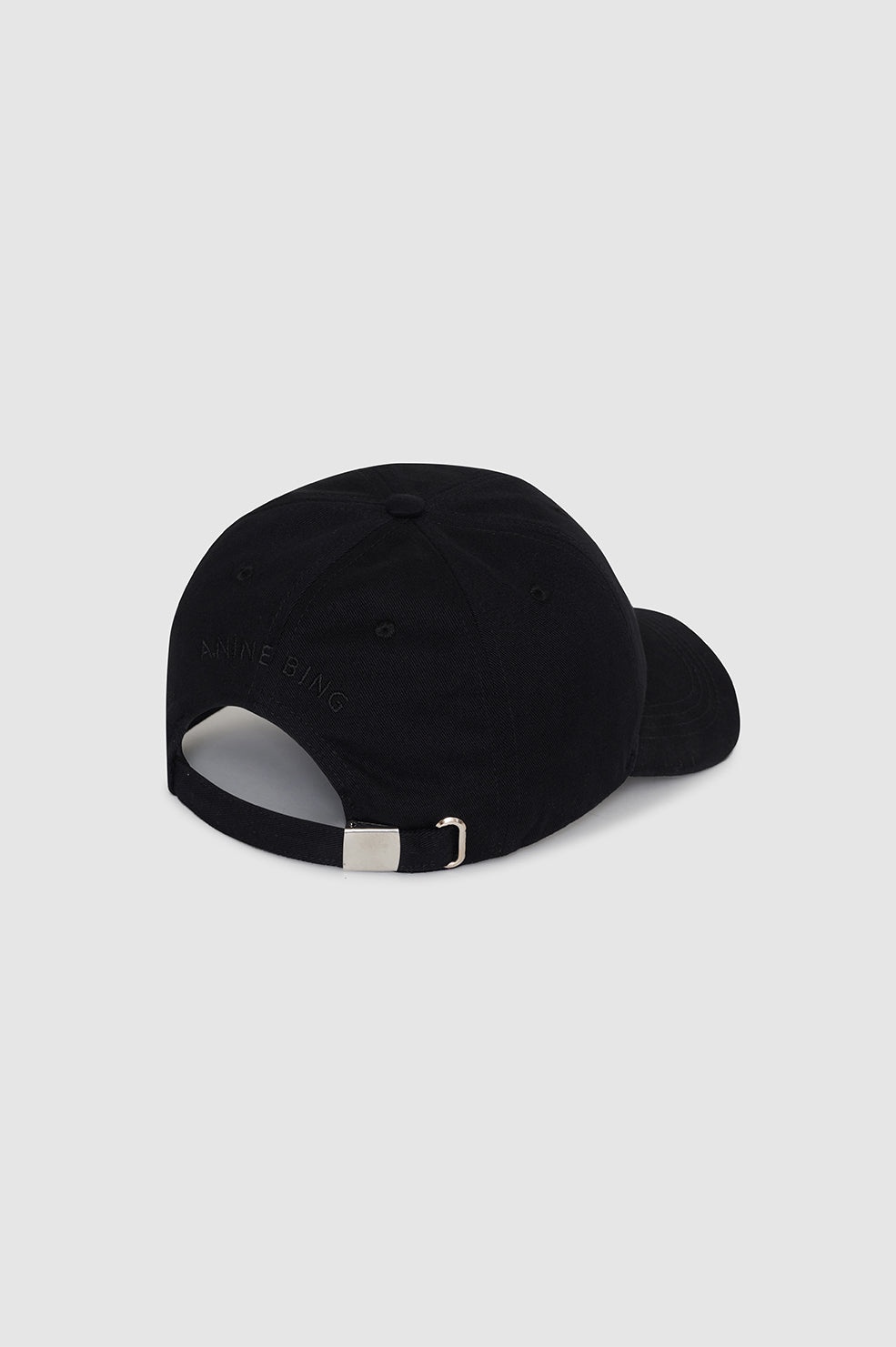 Jeremy Baseball Cap Framed Monogram - Black - 4