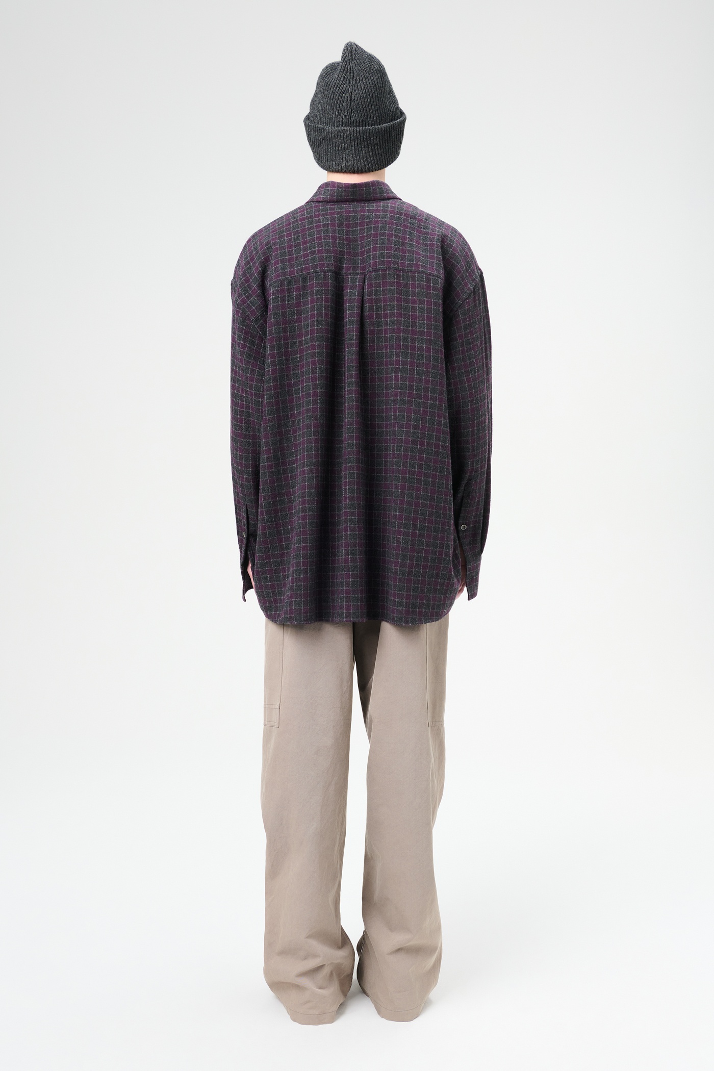 Borrowed BD Shirt Sophomore Check Rural Wool - 6