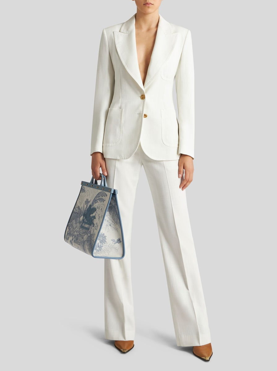SLUB FABRIC JACKET - 2