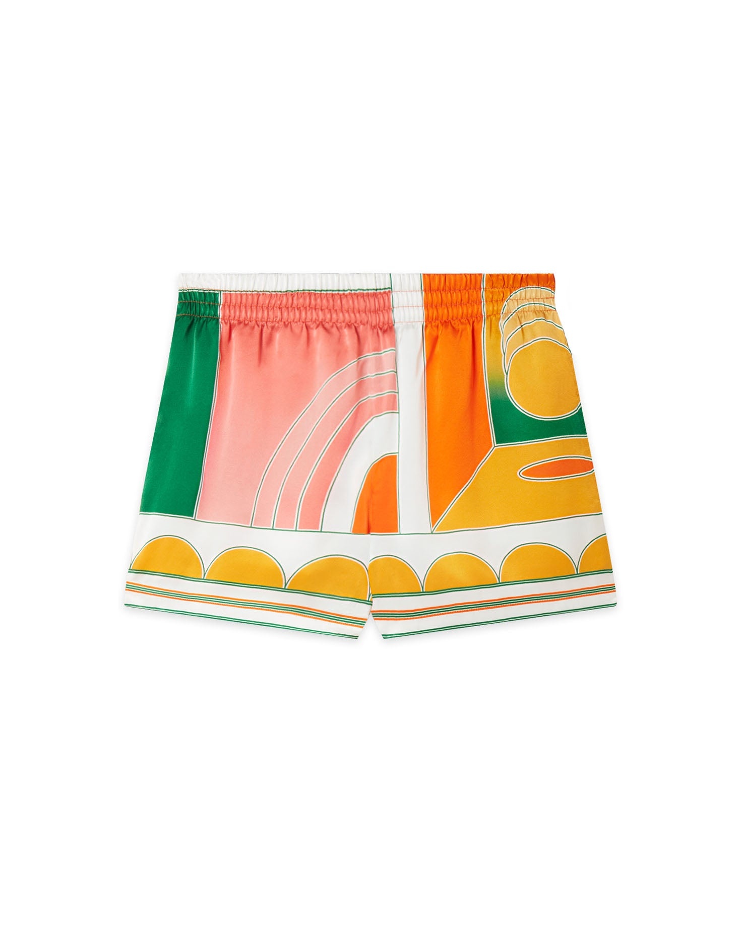 Summer Court Silk Shorts - 1