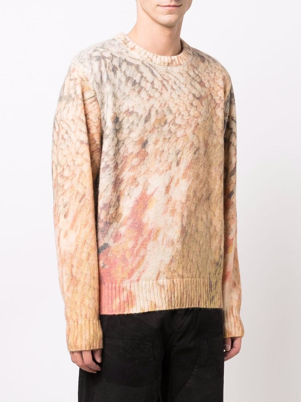 printed knit jumper - 3