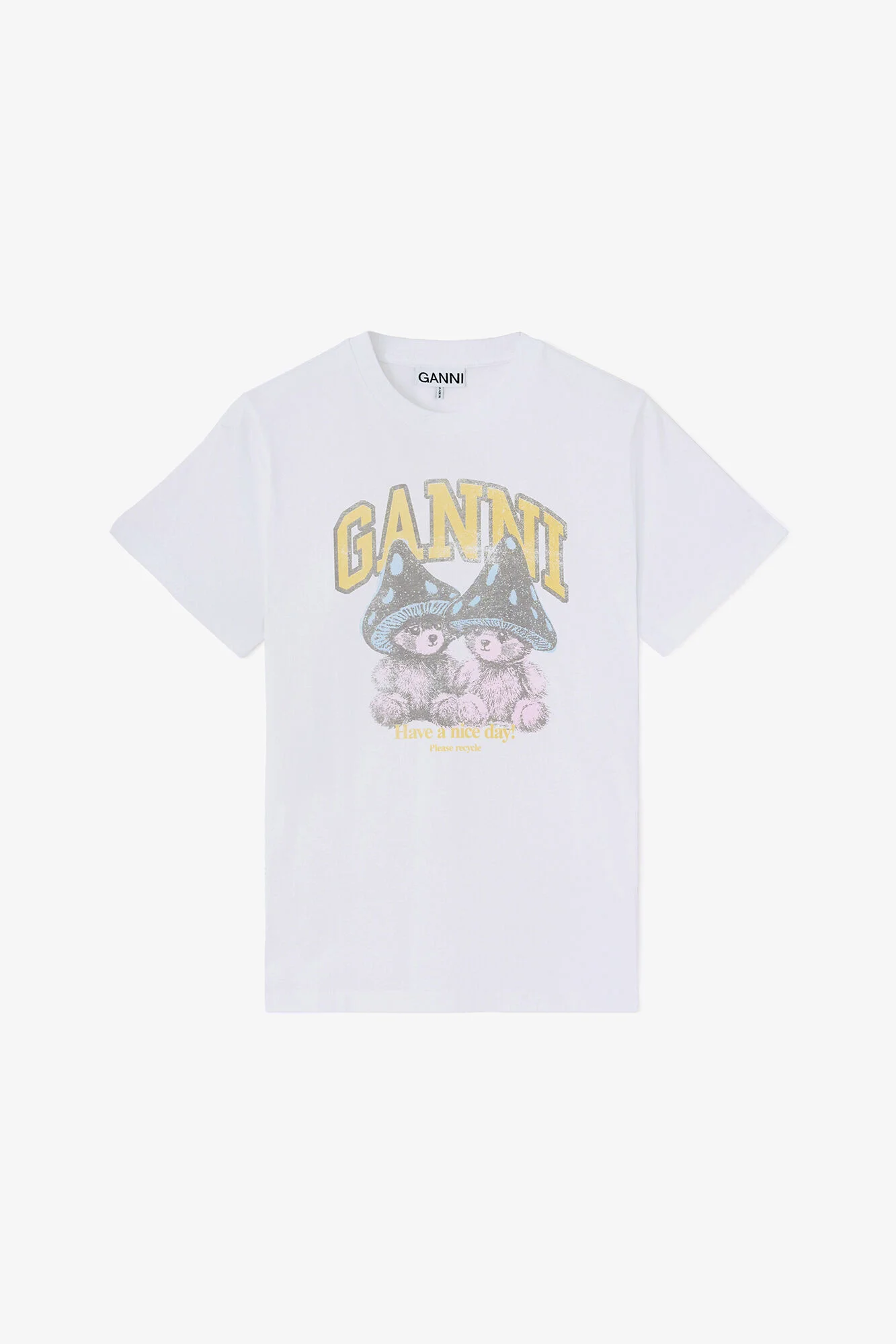 T-SHIRT WITH MUSHROOM TEDDY - 1